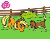 Applejack y Winona