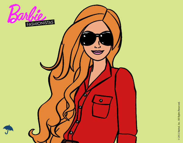 Barbie con gafas de sol