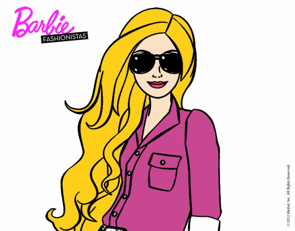 Barbie con gafas de sol