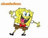 Bob Esponja saludando