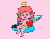 Cupido en una nube