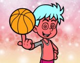 Jugador de baloncesto junior