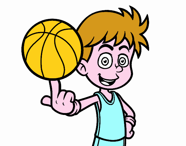 Jugador de baloncesto junior