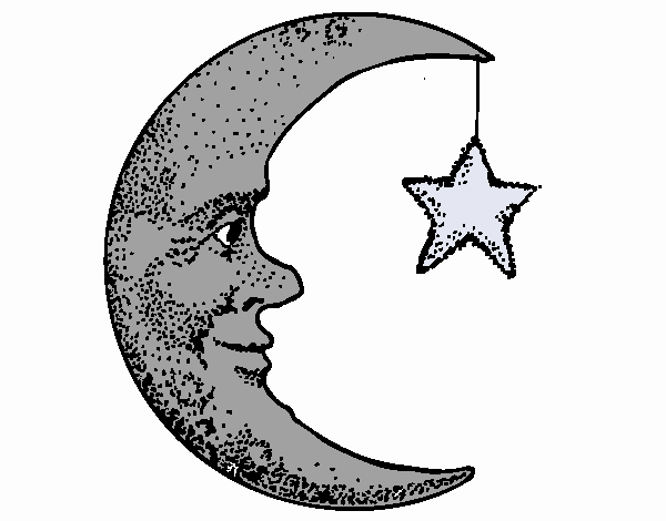 Luna y estrella