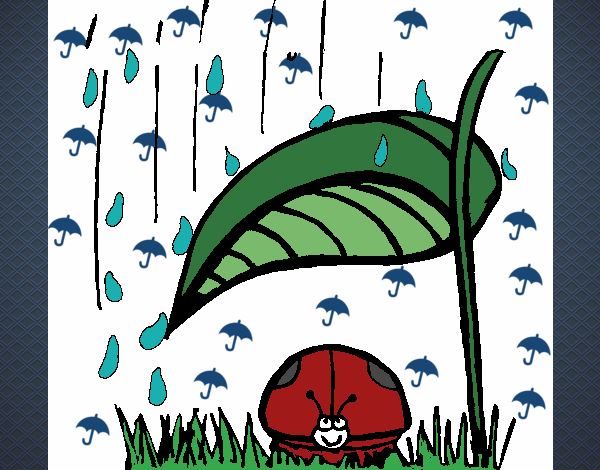 la  maikita bajo la lluvia (ಥ _ ಥ)