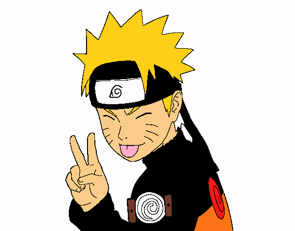 Naruto sacando lengua