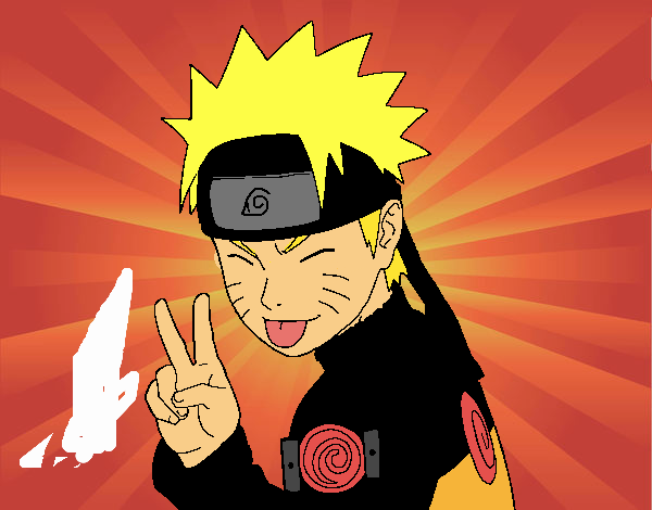 Naruto sacando lengua