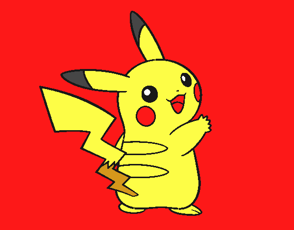 Pikachu de espaldas