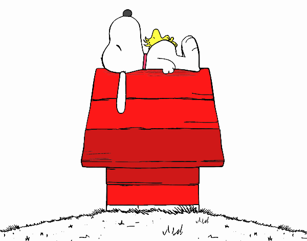 Snoopy durmiendo