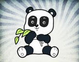 Un oso panda