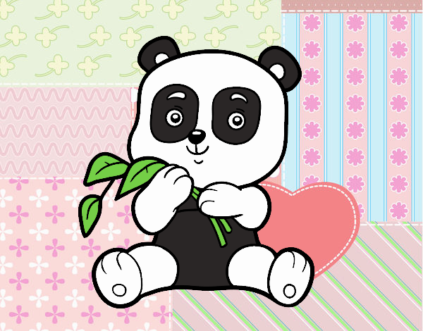 Un oso panda