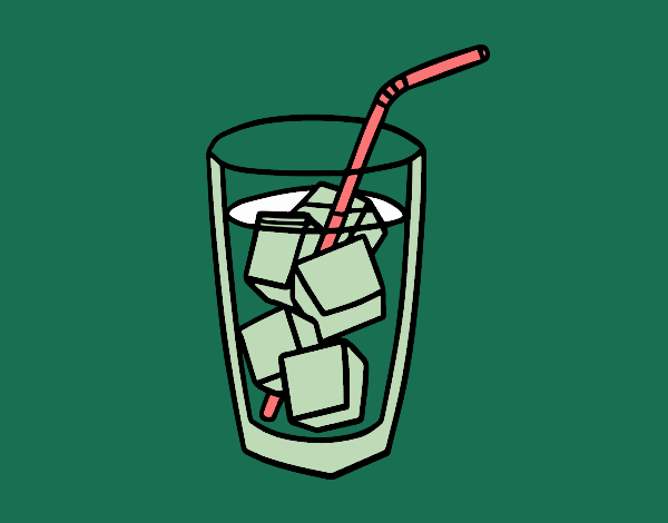 Un vaso de refresco