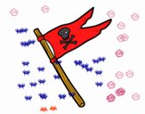 Una bandera pirata