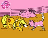 Applejack y Winona