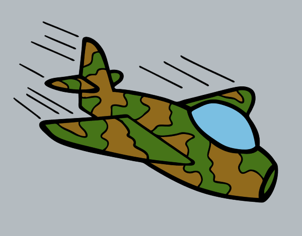 Avión de camuflaje