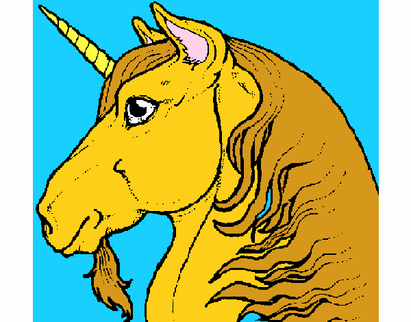 unicornio amarillo