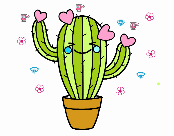 Cactus corazón