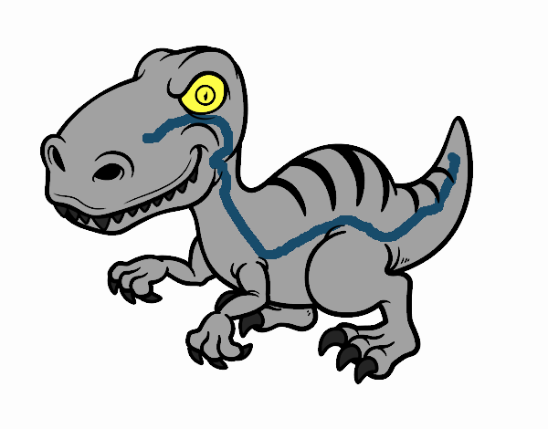 Dibujo de Dinosaurio velociraptor pintado por en  el día  07-12-20 a las 17:19:09. Imprime, pinta o colorea tus propios dibujos!
