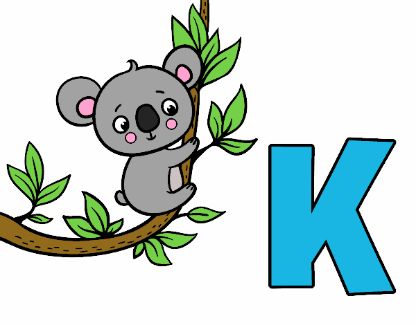  Dibujo de K de Koala pintado por en Dibujos.net el día
