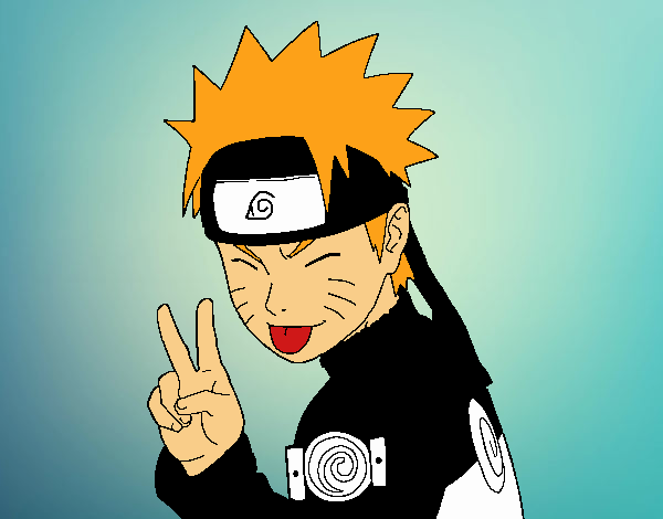 Naruto sacando lengua