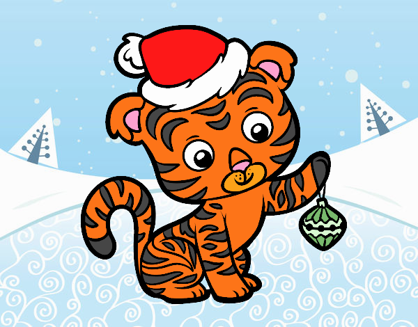 Tigre navideño