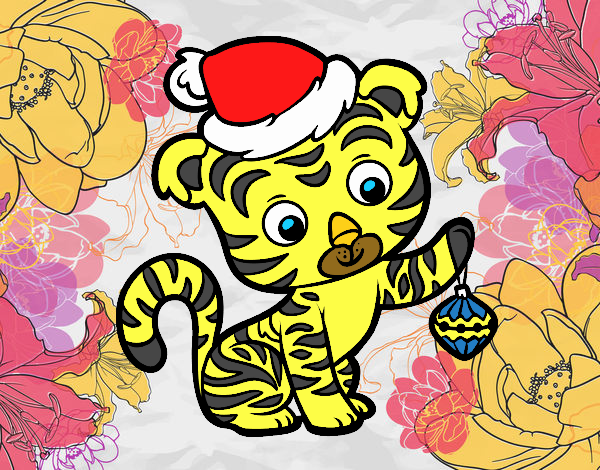 Tigre navideño