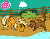 Applejack y Winona