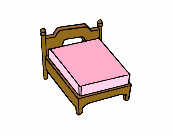 Cama de matrimonio sin almohada