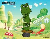 Cerdos verdes de Angry Birds