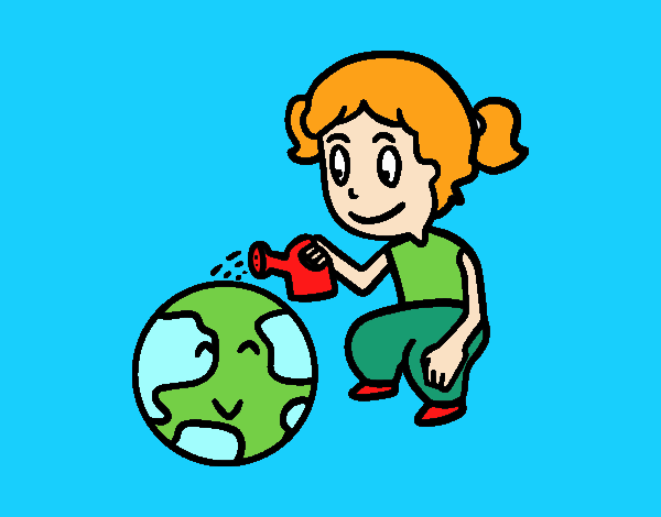 Dibujo de Cuidar el planeta tierra pintado por en  el día  18-12-20 a las 19:16:14. Imprime, pinta o colorea tus propios dibujos!