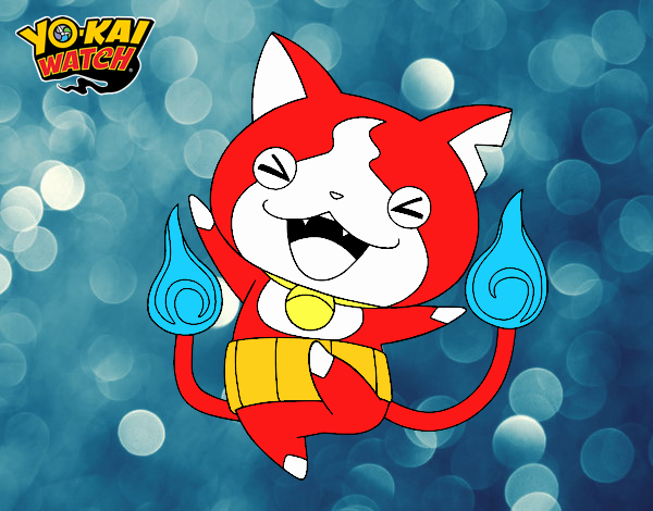 Jibanyan feliz