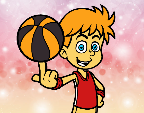 Jugador de baloncesto junior