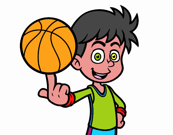 Jugador de baloncesto junior