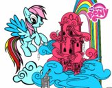 Rainbow Dash en su palacio