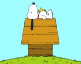 Snoopy durmiendo