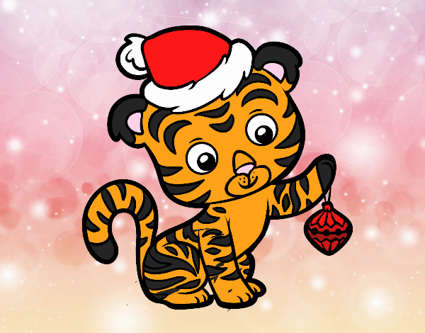 Tigre navideño