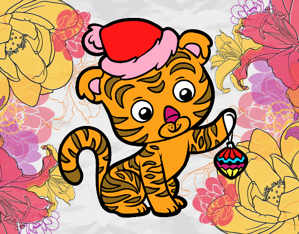 Tigre navideño