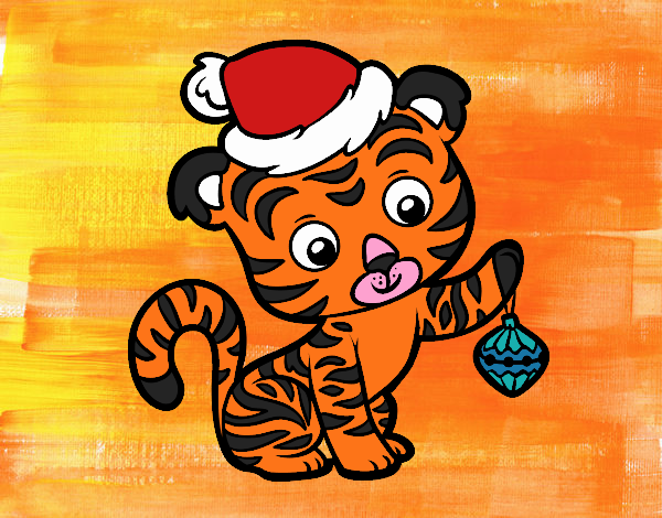 Tigre navideño