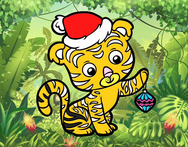 Tigre navideño