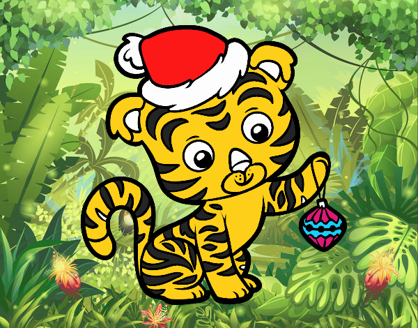 Tigre navideño