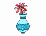 Una flor en un jarrón