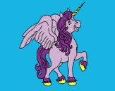 Unicornio con alas