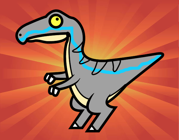 Dibujo de Velociraptor Blue pintado por en  el día 15-12-20 a  las 17:01:49. Imprime, pinta o colorea tus propios dibujos!