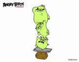 Cerdos verdes de Angry Birds