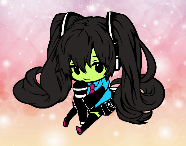 Miku Chibi vocaloid