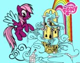 Rainbow Dash en su palacio