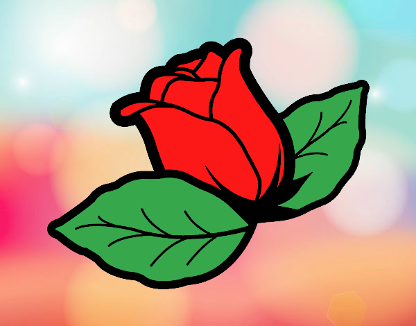 Dibujo de ¡La flor más hermosa del mundo es la ROSA! pintado por en   el día 21-12-20 a las 00:50:37. Imprime, pinta o colorea tus  propios dibujos!