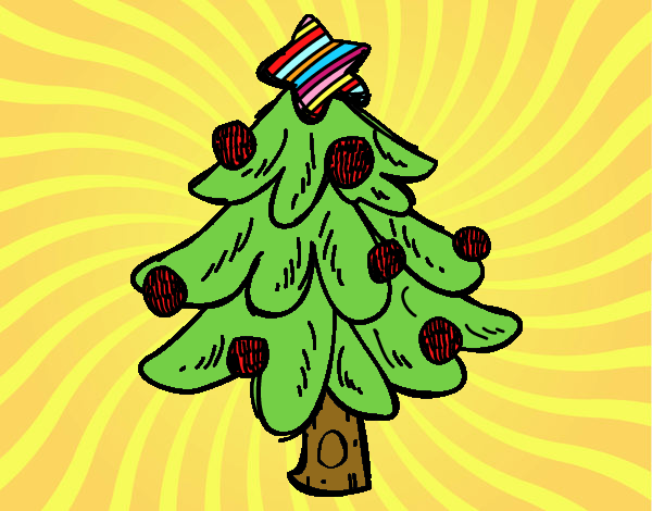 Un árbol Navidad