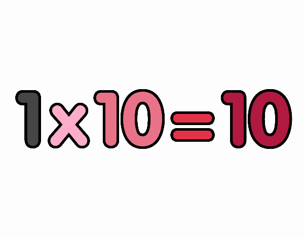 1 x 10