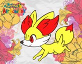 Fennekin corriendo